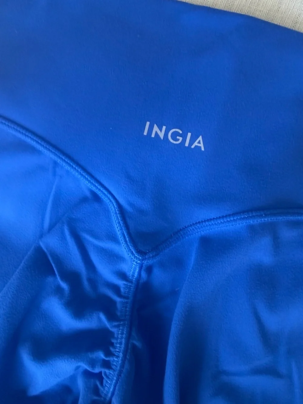 High-Waist Performance Leggings in Blue - Picture 3 of 4